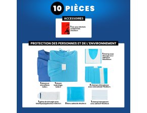 Set stérile de Chirurgie Alle - 10 pièces