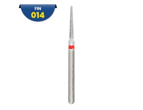 8858 - Fraise diamantée FG conique pointue - 314 014 Grain F (bte de 5)