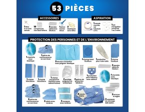 Medikit Top Efficient stérile - kit de 53 pièces