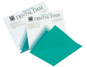 Digues Flexi Dam vertes sans latex- medium - 6" x 6" (bte de 30)